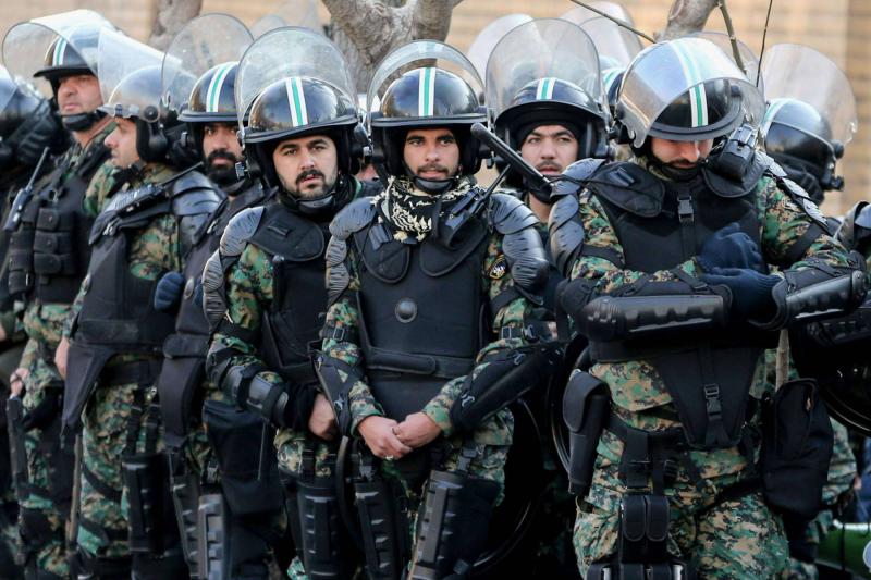 Heavy Security Deployed as Damage Emerges Amid Iran Protests