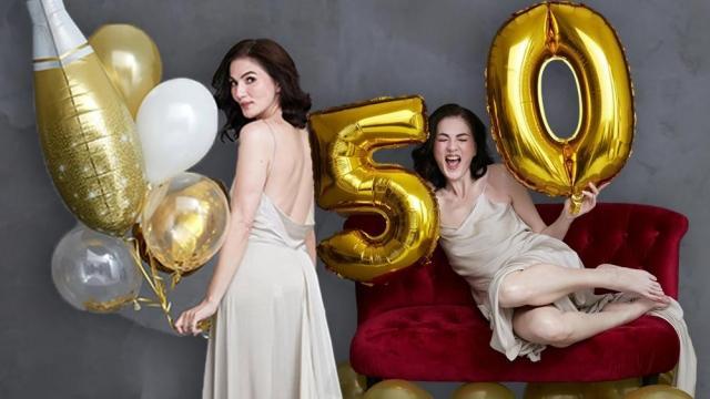 Carmina Villaroel celebrates her 50th birthday surrounded by close friends and fellow celebrities at an intimate birthday gathering.