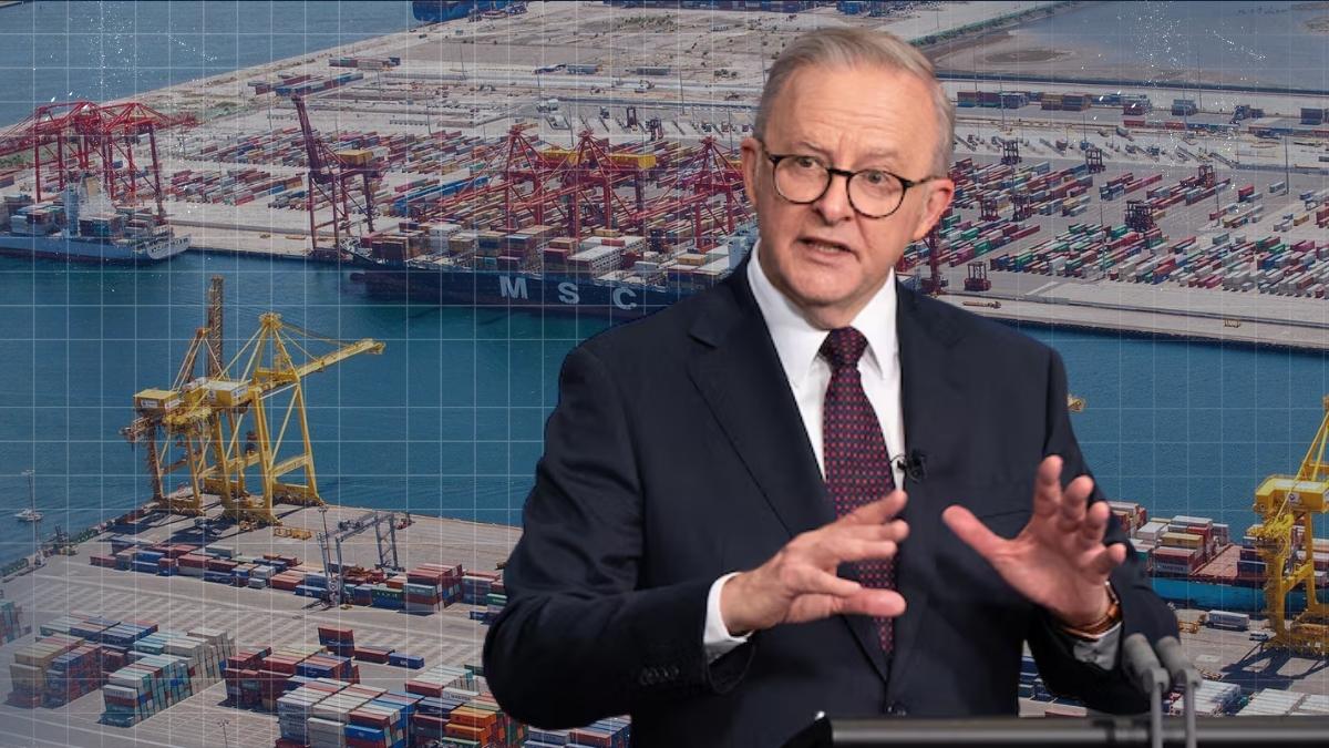 Australian Prime Minister Anthony Albanese speaking as Australia prepares for renewed trade tensions with China.