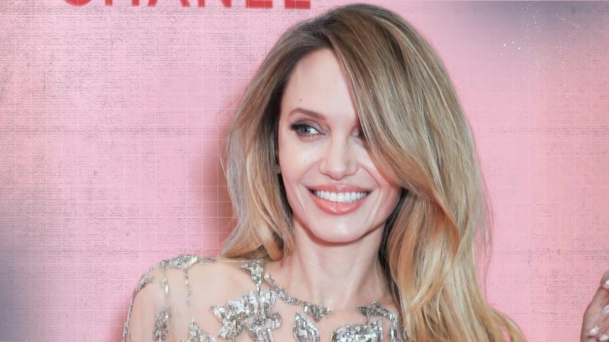 Angelina Jolie Turns Heads in Paris With a Striking Silver Dress