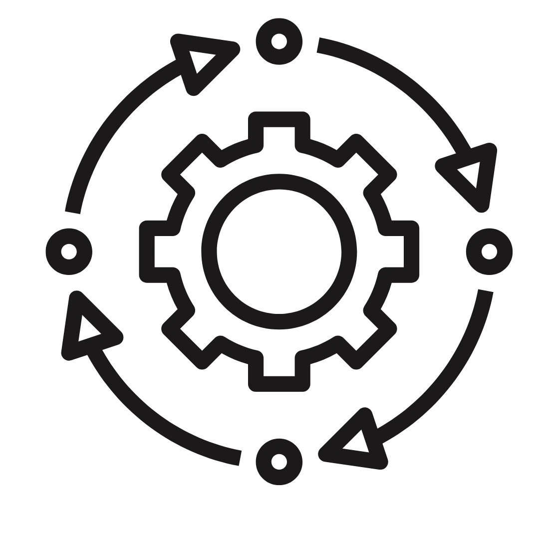 Cordes in front of a field of data