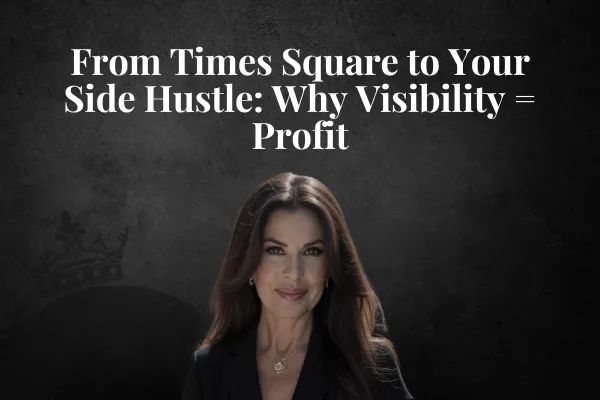 From Times Square to Your Side Hustle: Why Visibility = Profit