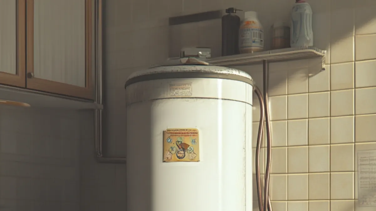 An image of a heater in a bathroom