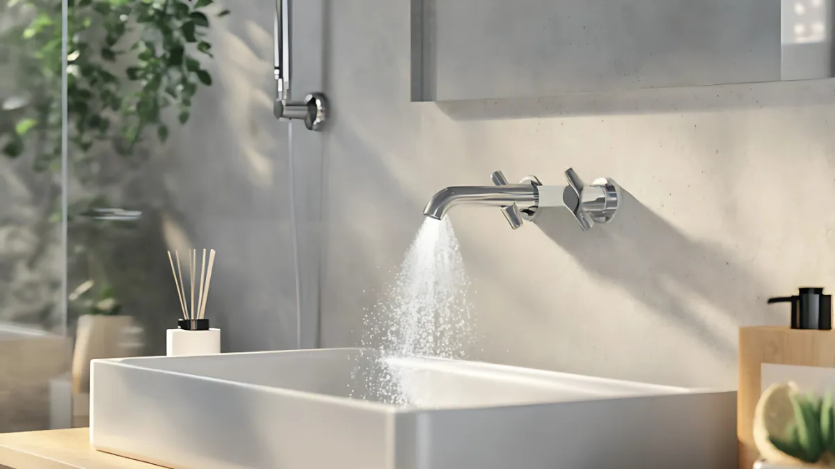 An image of a open tap