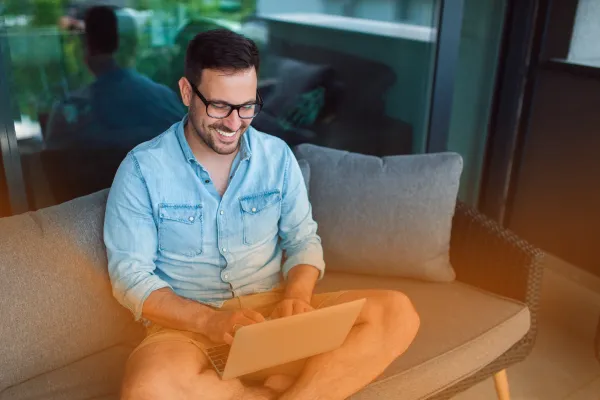 MSP and MSSP professionals collaborating remotely through digital platforms, symbolizing modern channel partner enablement in a virtual-first era.