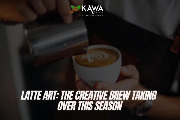 Latte art, coffee art, latte designs, holiday coffee, seasonal latte, creative coffee, barista art, latte art ideas, coffee culture, Kawa Java, coffee season, espresso art, steamed milk designs, coffee creativity, warm coffee vibes