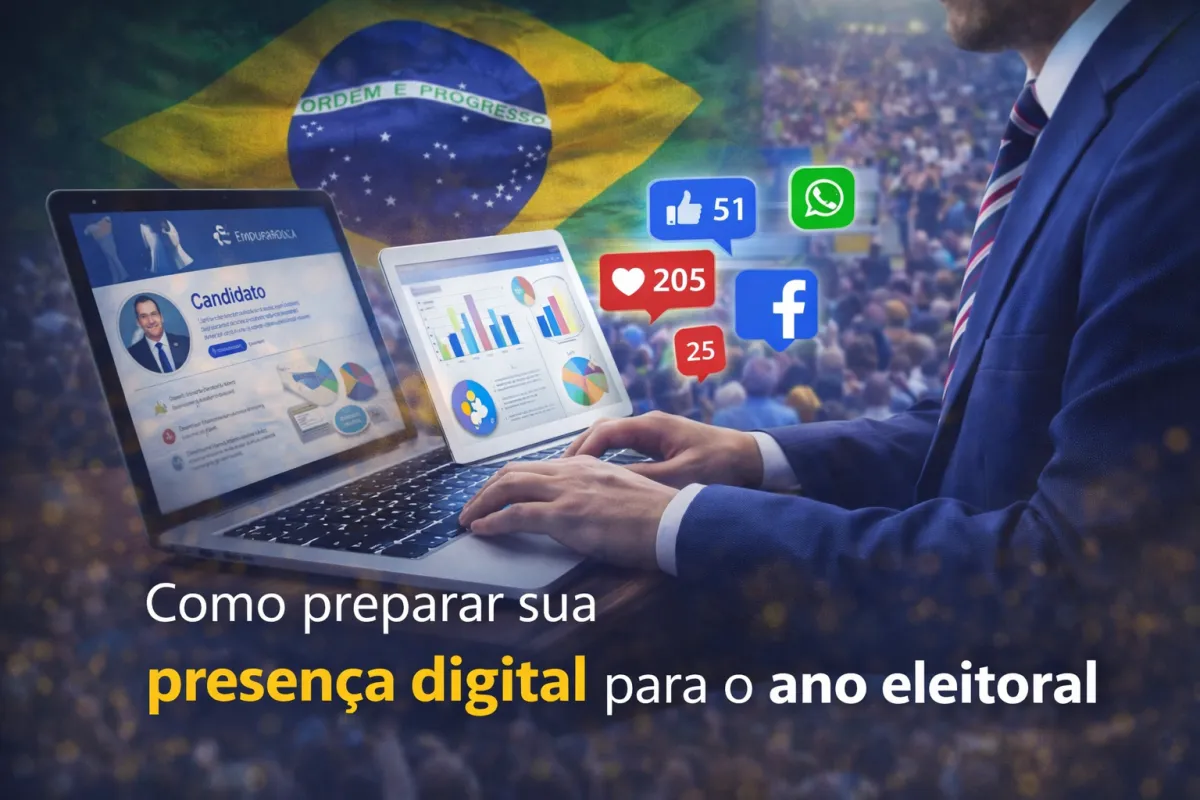 Como preparar sua presença digital para o ano eleitoral com estratégia, posicionamento e marketing político