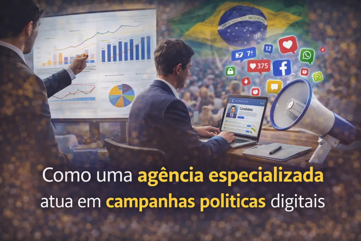 Como uma agência especializada atua em campanhas políticas digitais