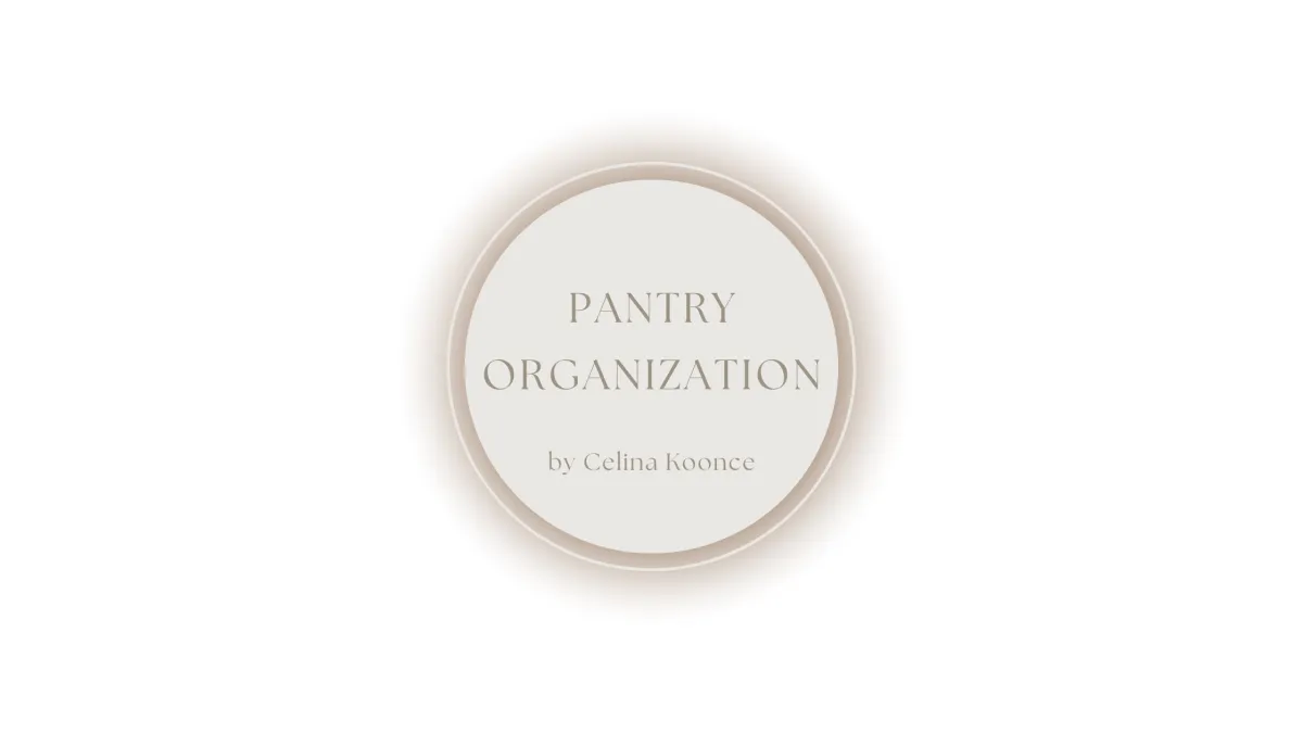 A Well Organized Pantry