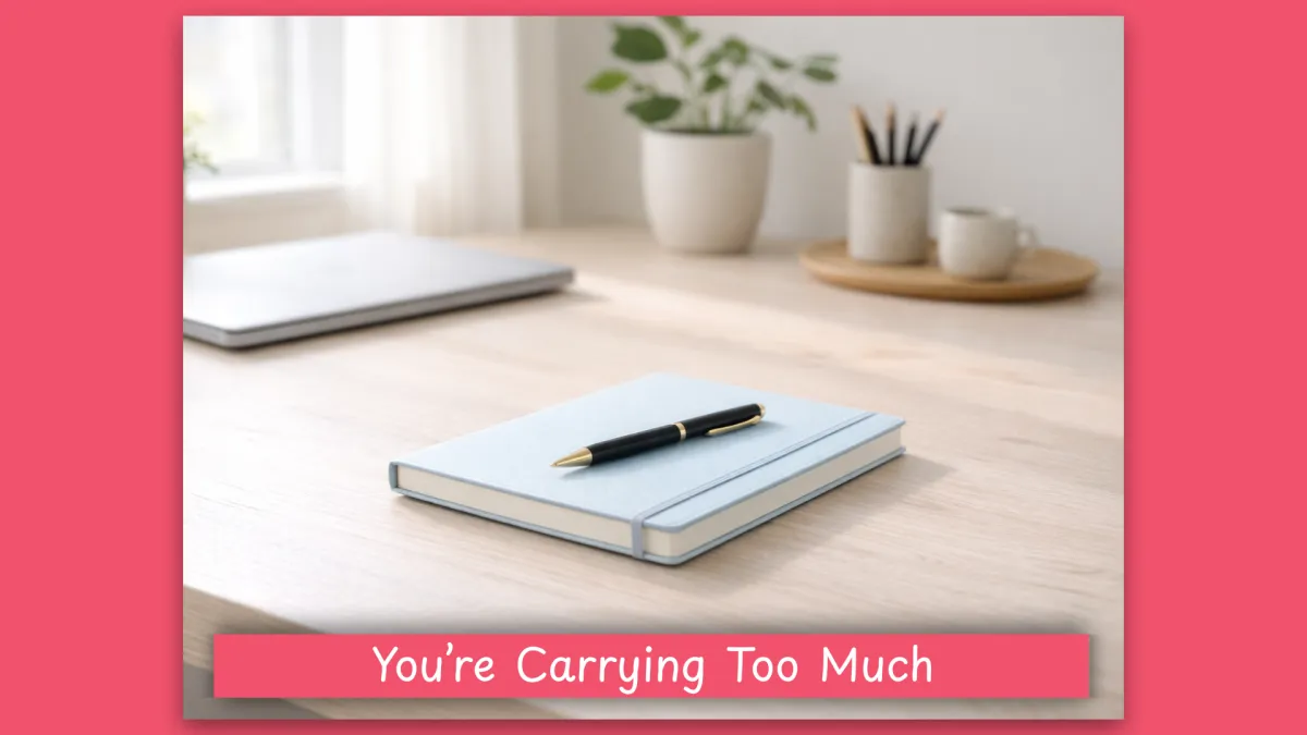 You’re Not Behind —You’re Overloaded