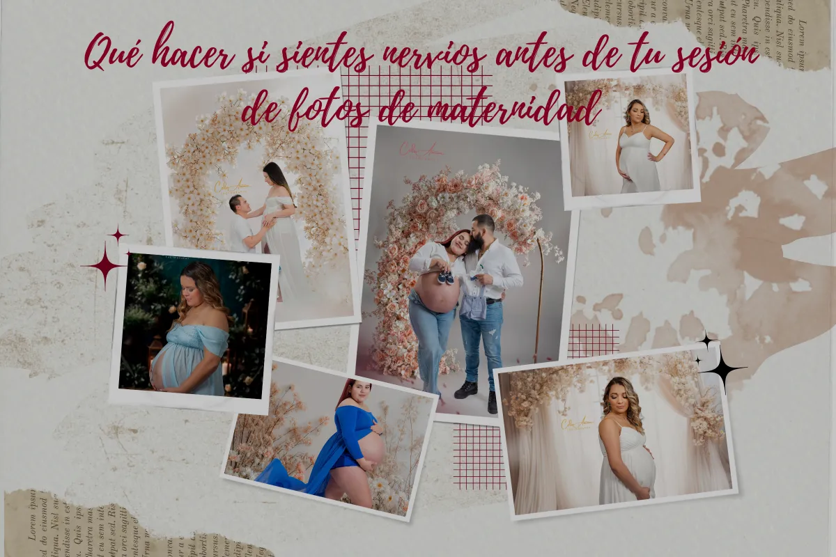 Qué hacer si sientes nervios antes de tu sesión de fotos de maternidad