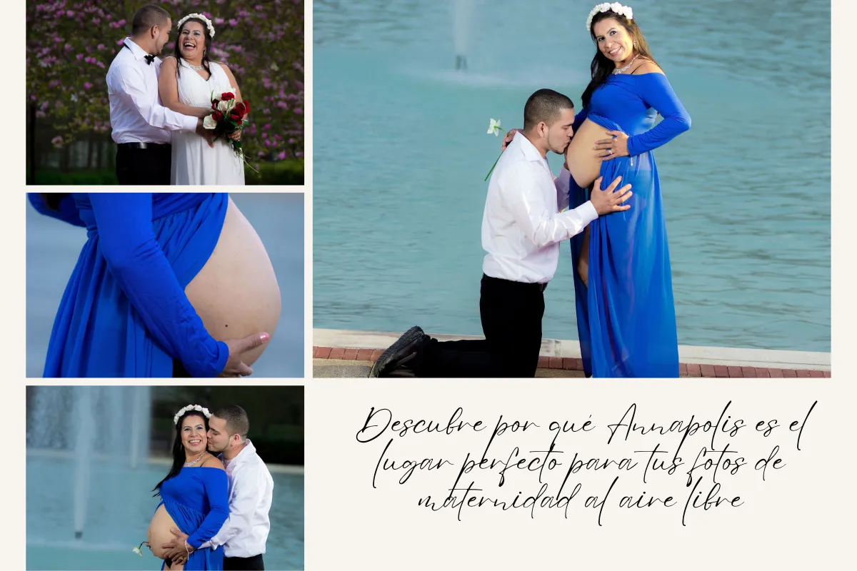 Descubre por qué Annapolis es el lugar perfecto para tus fotos de maternidad al aire libre