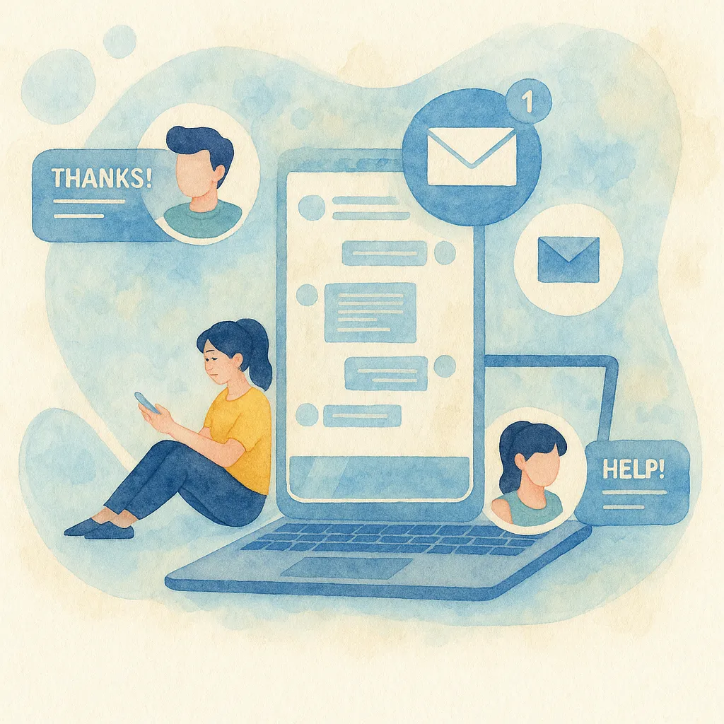 ZeraWorks Unified Inbox dashboard showing centralized SMS, email, and social media messages in one streamlined platform for improved communication and customer response management.