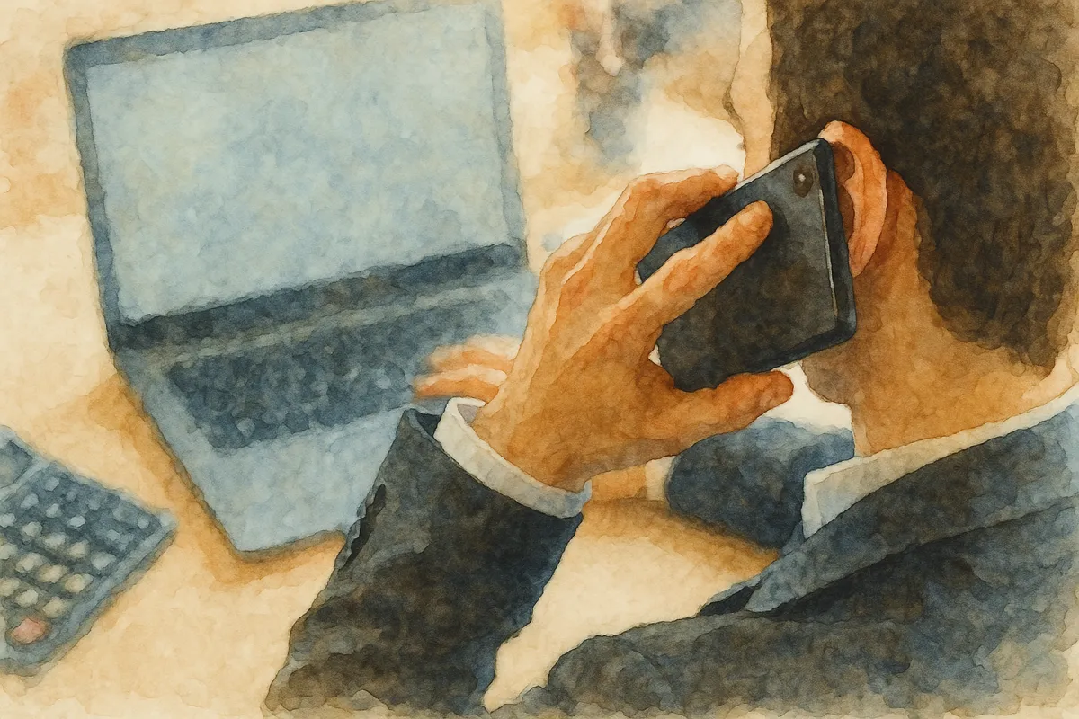 Sales professional using ZeraWorks call tracking tools integrated into CRM to monitor and optimize sales calls.