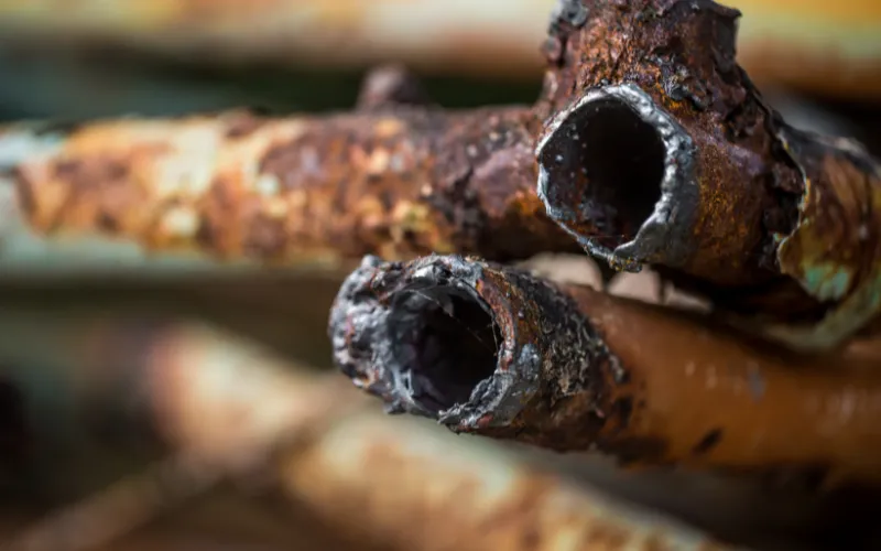 Corroded pipe repair