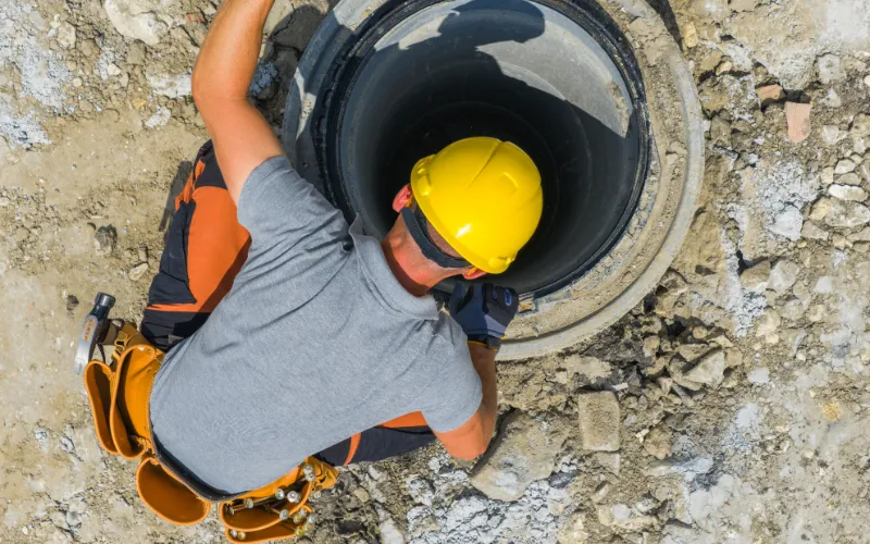 Sewer line repair