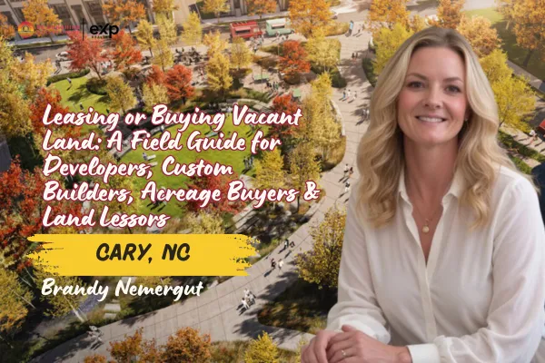 Leasing or Buying Vacant Land in Cary, NC (Town Limits & ETJ): A Field Guide for Developers, Custom Builders, Acreage Buyers & Land Lessors
