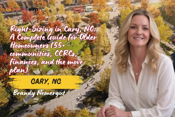 Right-Sizing in Cary, NC: A Complete Guide for Older Homeowners (55+ communities, CCRCs, finances, and the move plan)