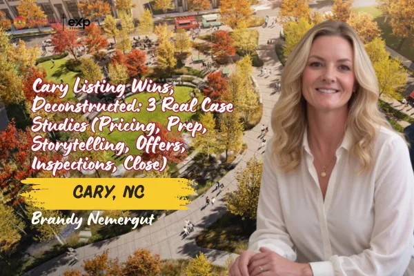 Cary Listing Wins, Deconstructed: 3 Real Case Studies (Pricing, Prep, Storytelling, Offers, Inspections, Close)