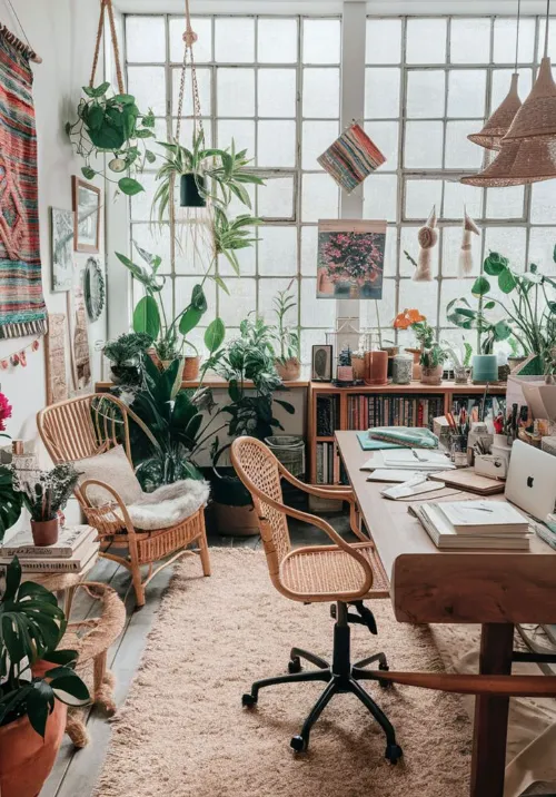Home Office - Studio - workshop - plants