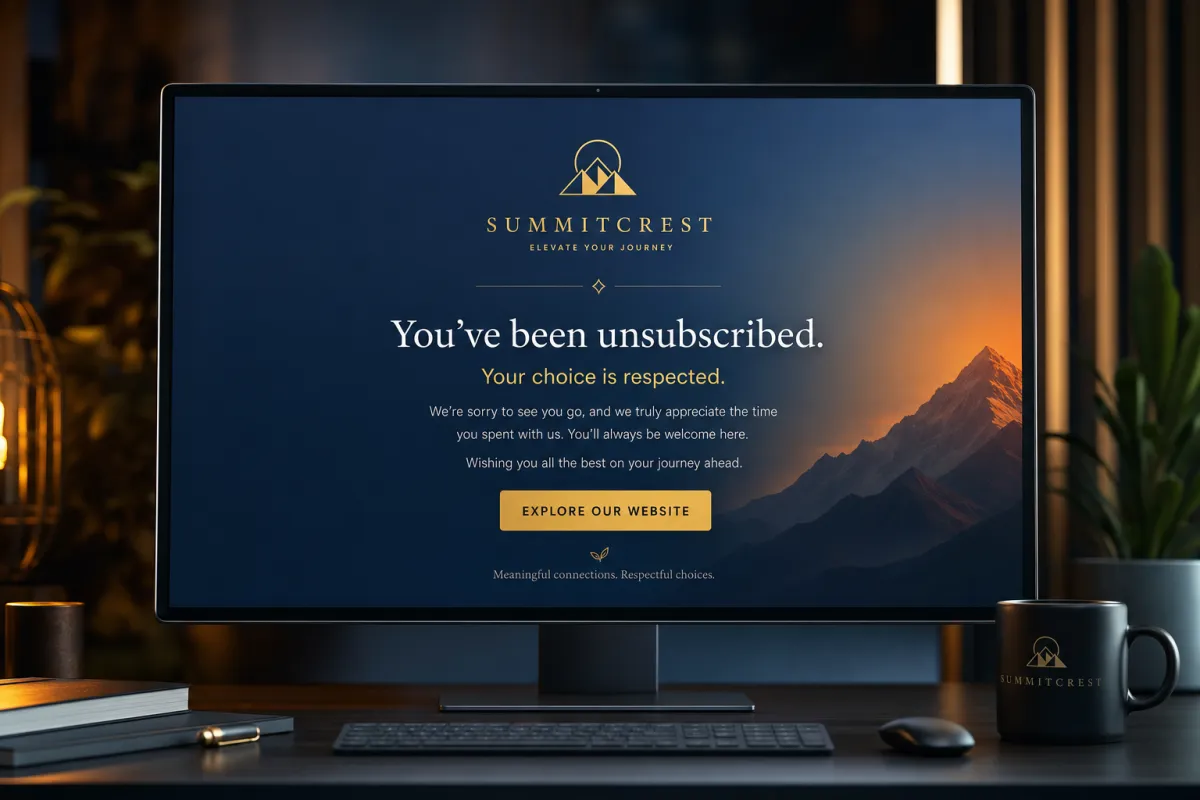 Your Unsubscribe Link Is a Branding Moment, Not a Dead End