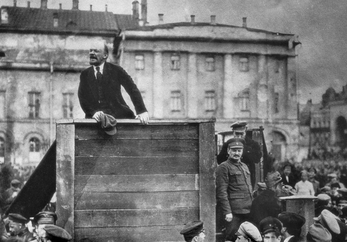 Lenin outdoor speech