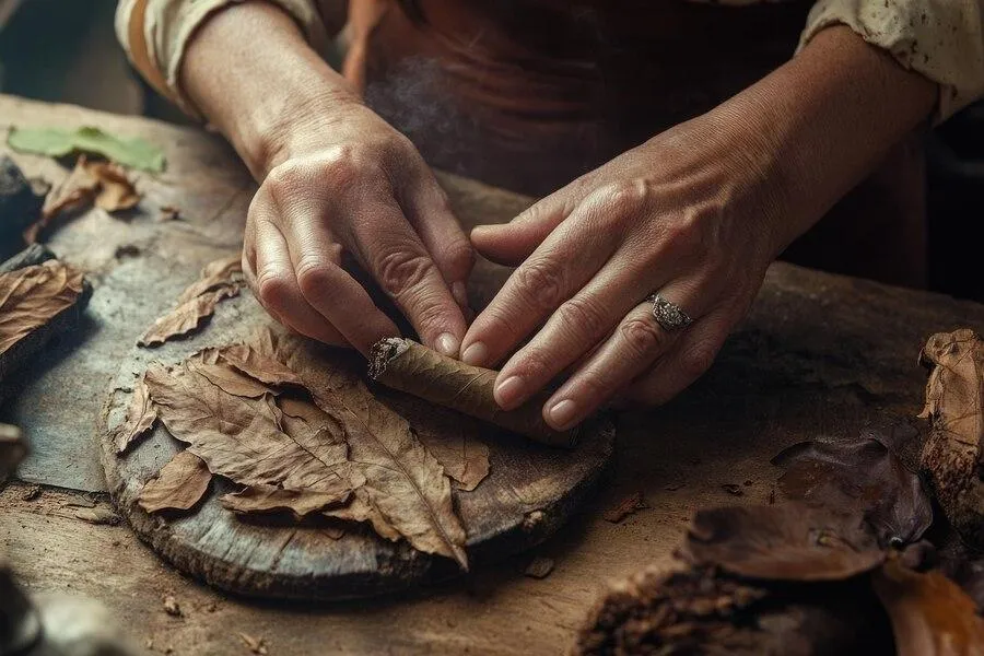 Carlotta cigars with humidor