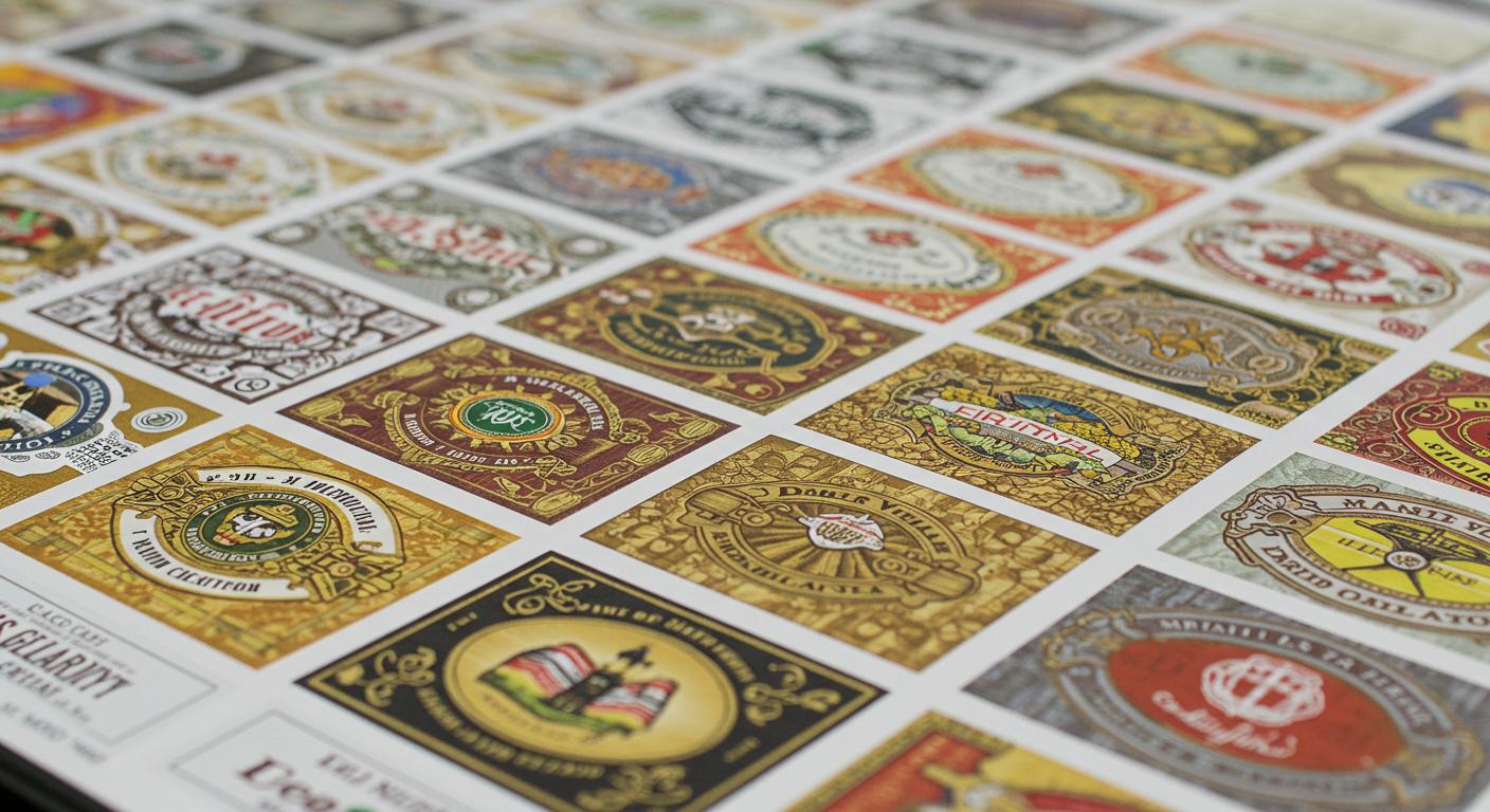 Cigar labels printing