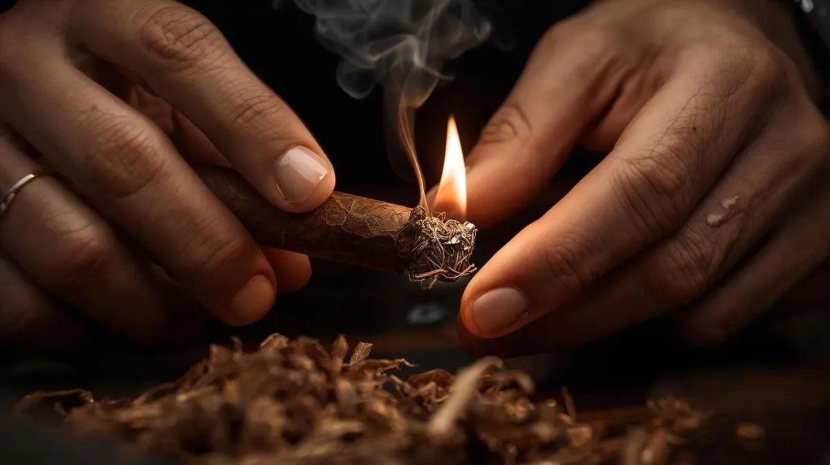 how to start somke cigar