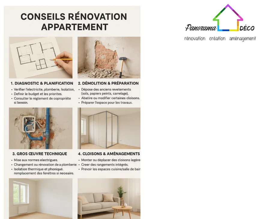 conseils rénovation appartement