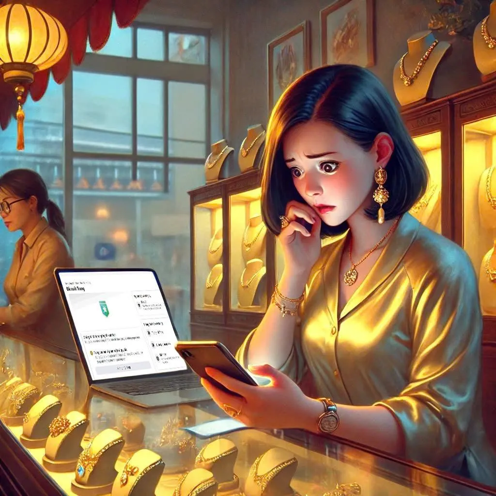 Fanpage của tiệm vàng bị mất đề xuất