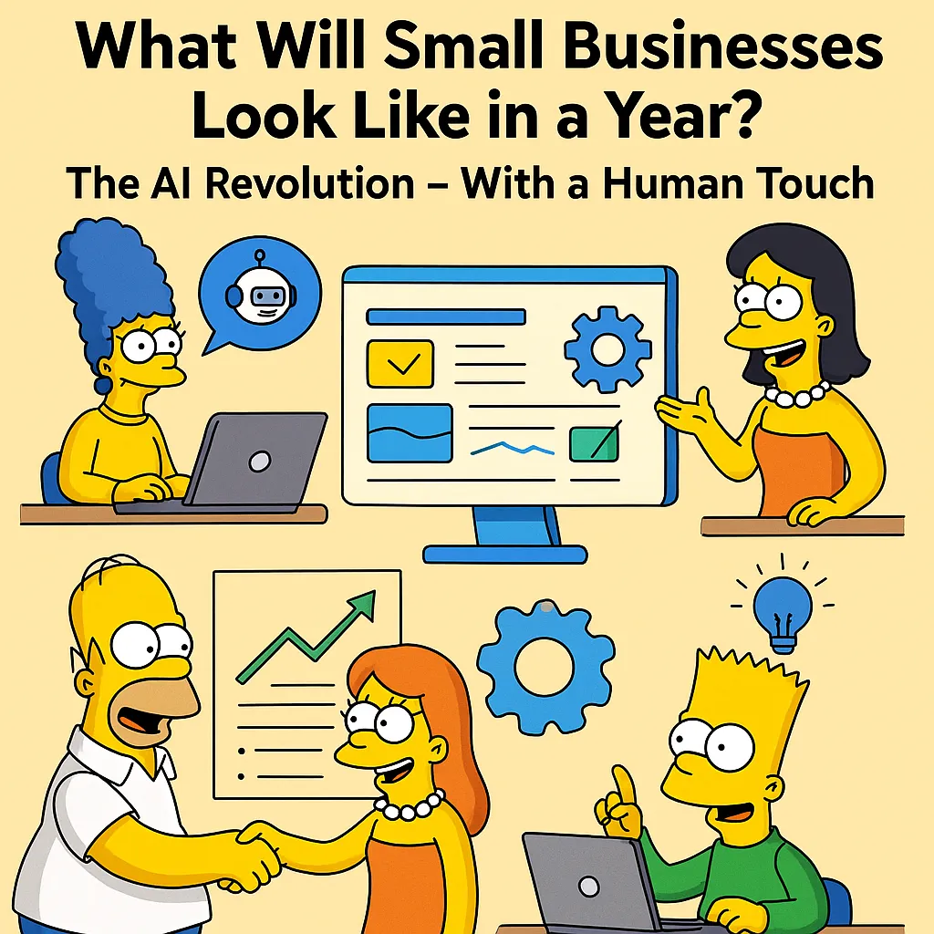 How will AI change small business operations AI tools for small business owners Future of small business with artificial intelligence Will AI replace jobs in small businesses