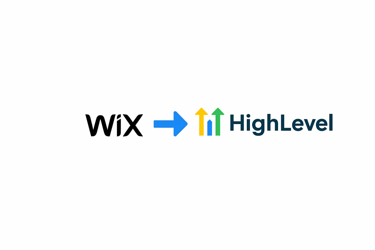 How to export contacts from Wix Wix CRM alternatives Follow up leads from Wix website Wix vs HighLevel for small business
