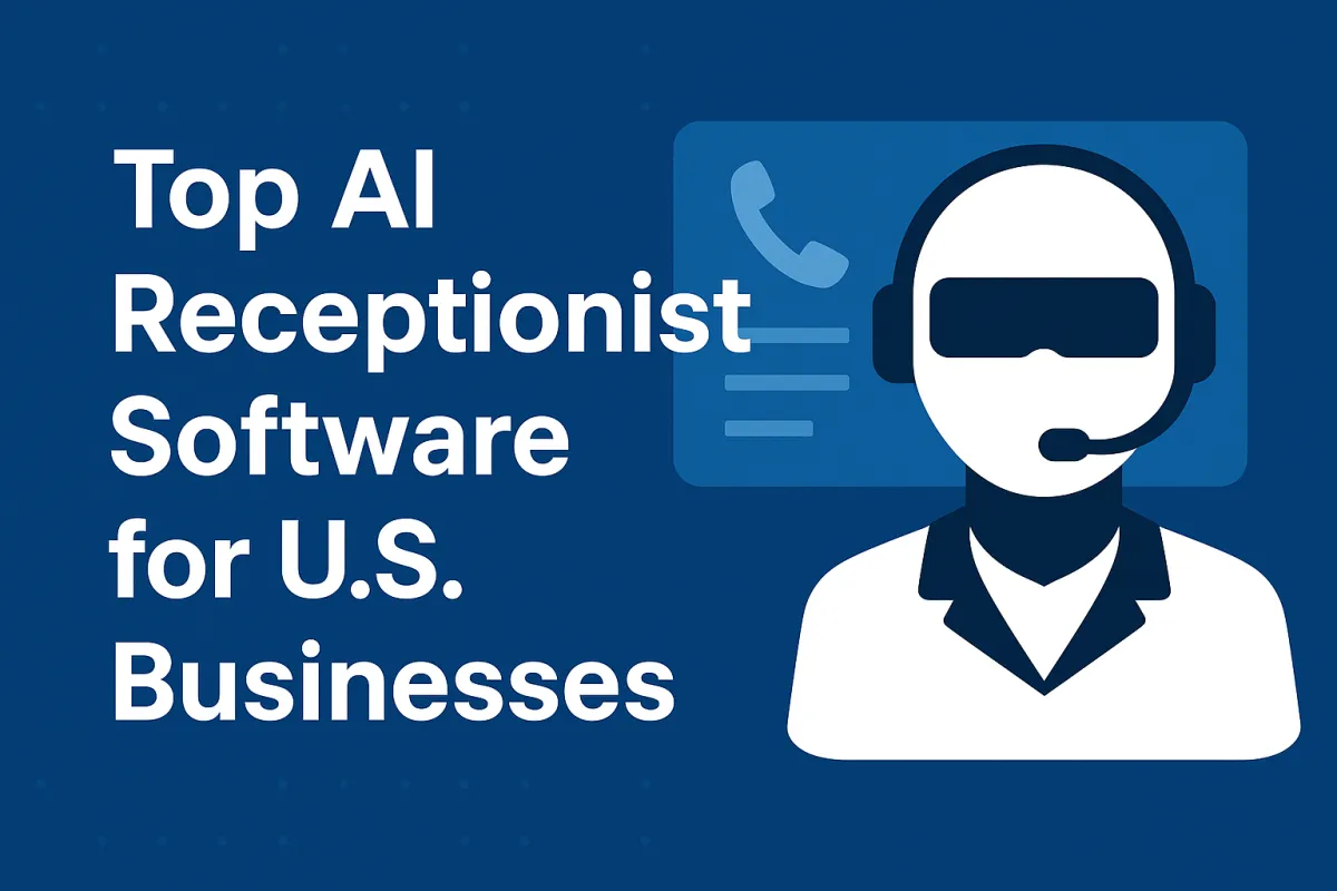 AI receptionist software USA  best virtual receptionist service  AI answering service for small business  AI receptionist cost USA