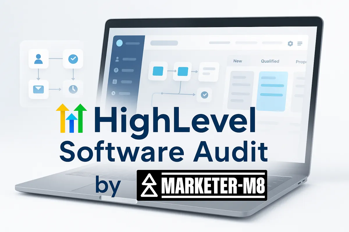 HighLevel Software Audits: How MarketerM8 Helps UK Businesses Fix and Optimise Their GoHighLevel Setups