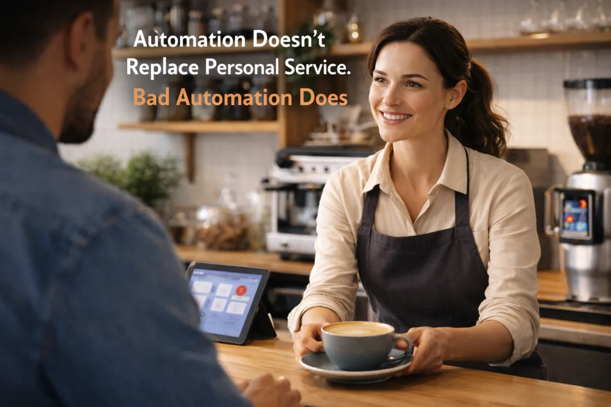 automation vs personal service bad automation customer experience automation replacing human service customer experience automation problems