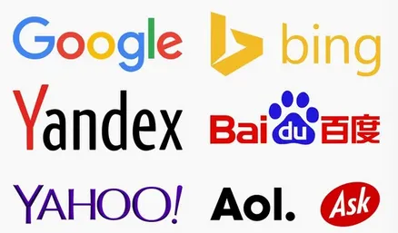 All the search engines's logo