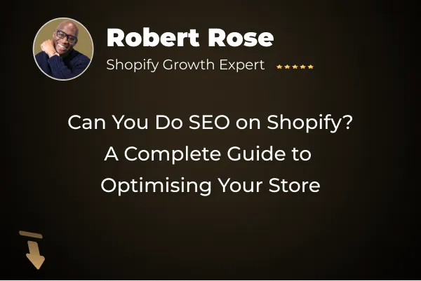 can you do SEO on Shopify