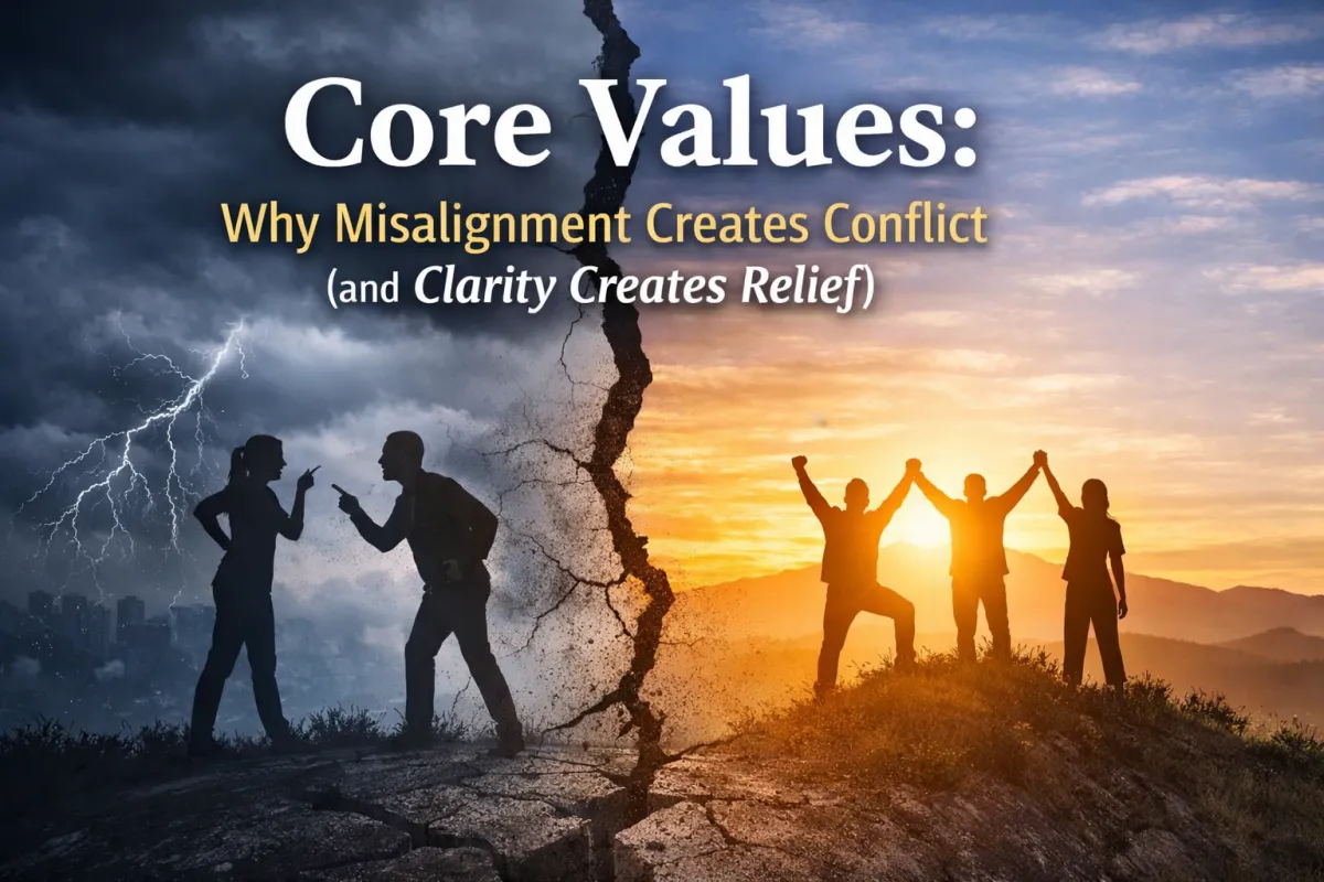Core Values: Why Misalignment Creates Conflict (and Clarity Creates Relief)