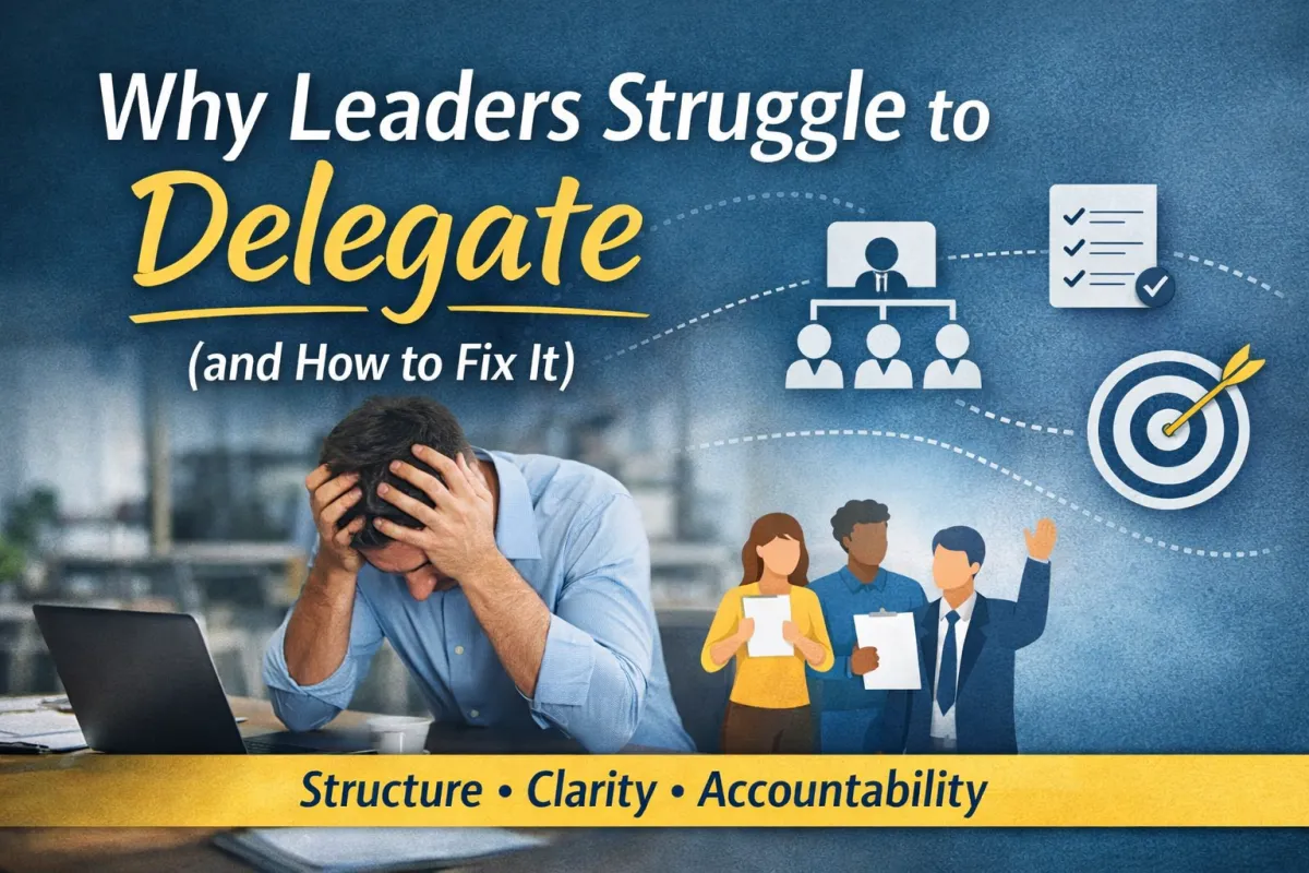Why Leaders Struggle to Delegate (and How to Fix It)