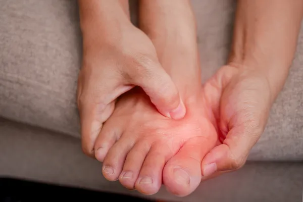foot with bunions