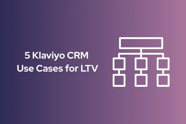 Diagram of customer lifecycle stages and CRM touchpoints used to increase LTV with Klaviyo