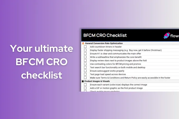 The Black Friday CRO Checklist 