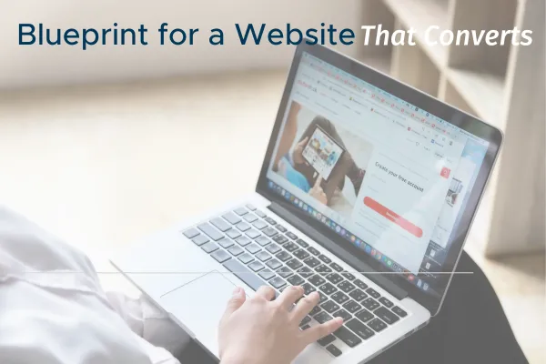photo of computer with title of blog post on it