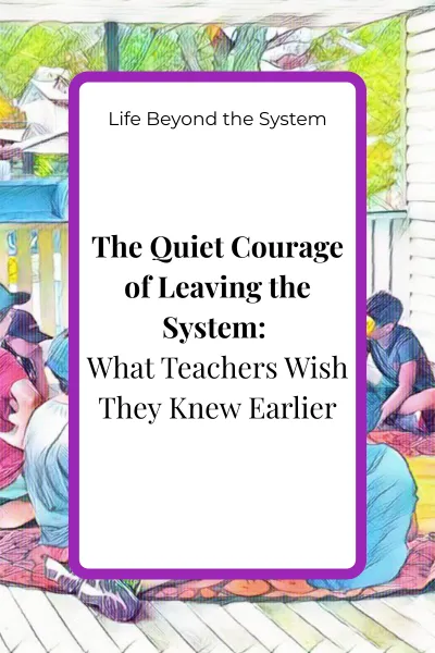 The Quiet Courage of Leaving the System: What Teachers Wish They Knew Earlier