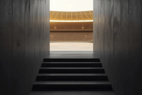 Steps leading to the arena