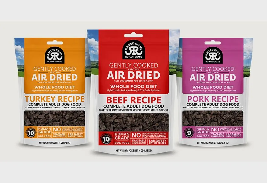 Raised Right Launches Innovative Gently Cooked, Air-Dried Recipes
