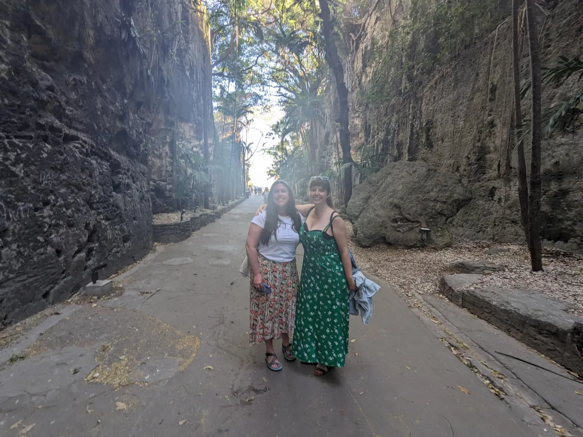 By the Queen's Staircase in Nassau