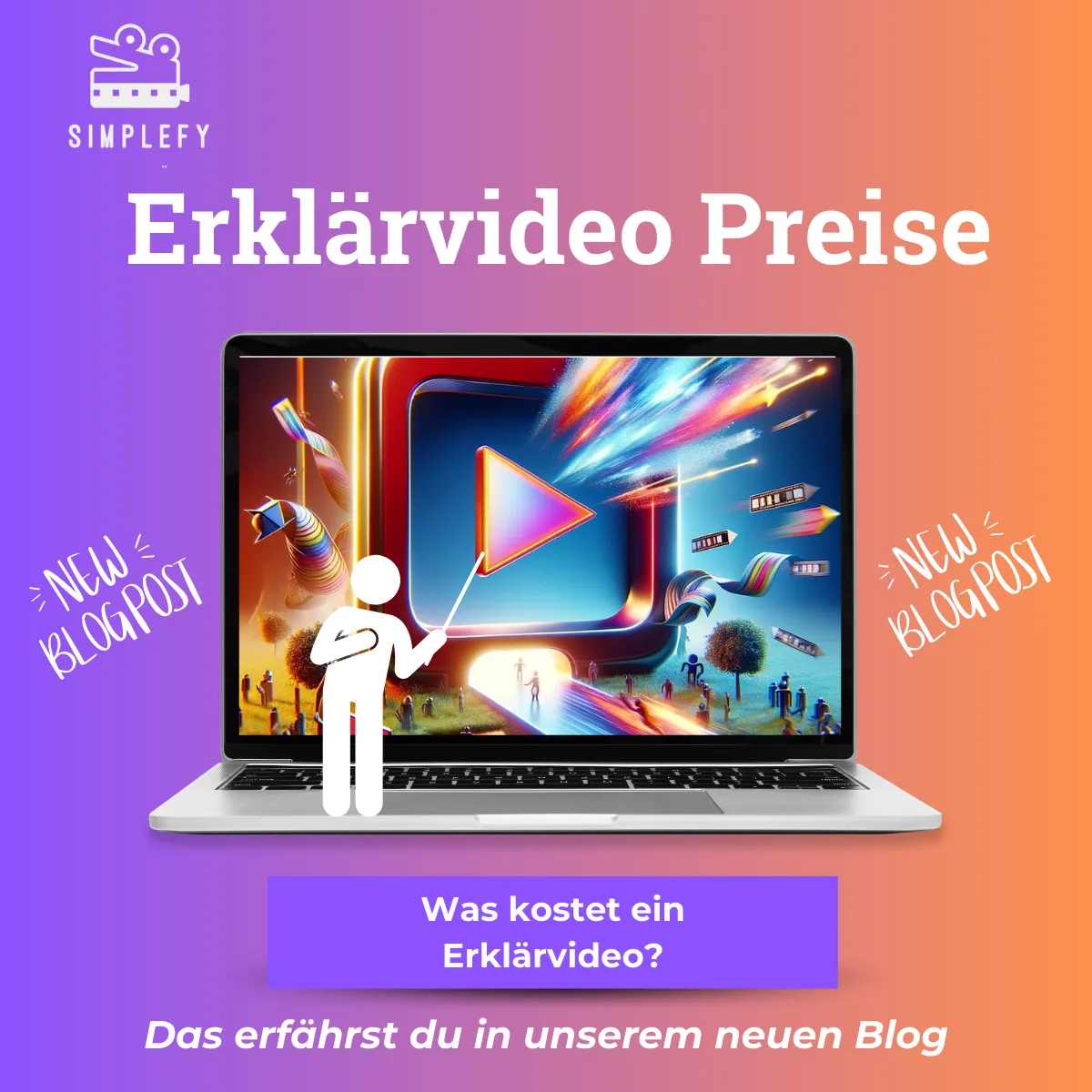 Erklärvideo Preise, diese Bild visualisiert einen Blogpost zum Thema Erklärvideo Preise