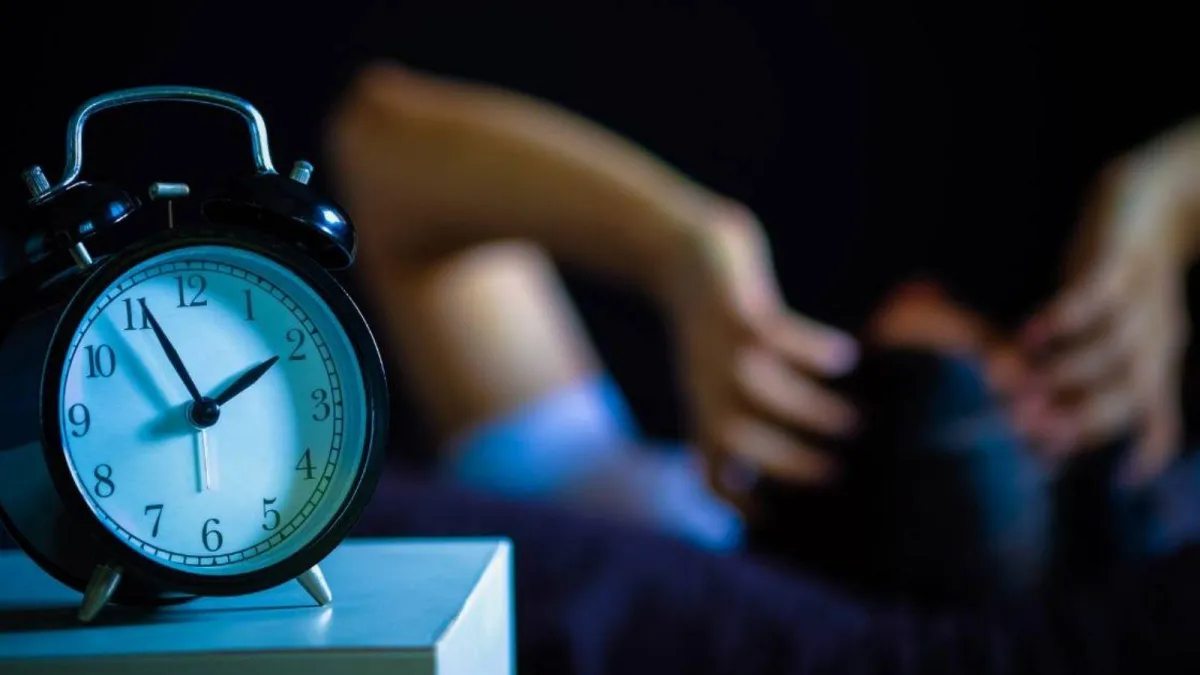 Man with Mental Illness Suffering from Sleep Disorders